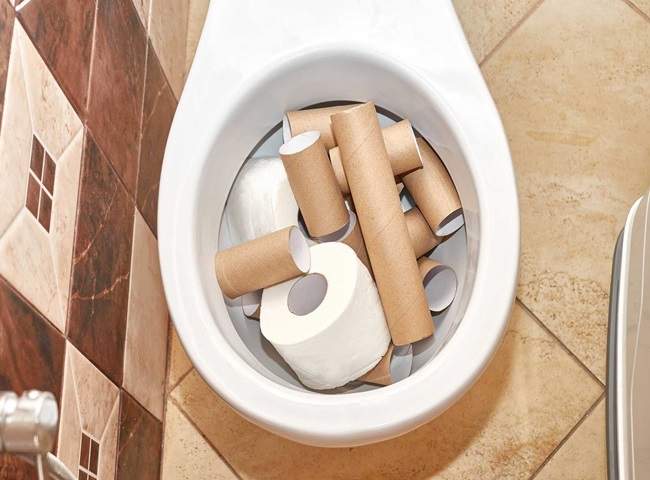 Thông bồn cầu nghẹt quận 3 do giấy vệ sinh