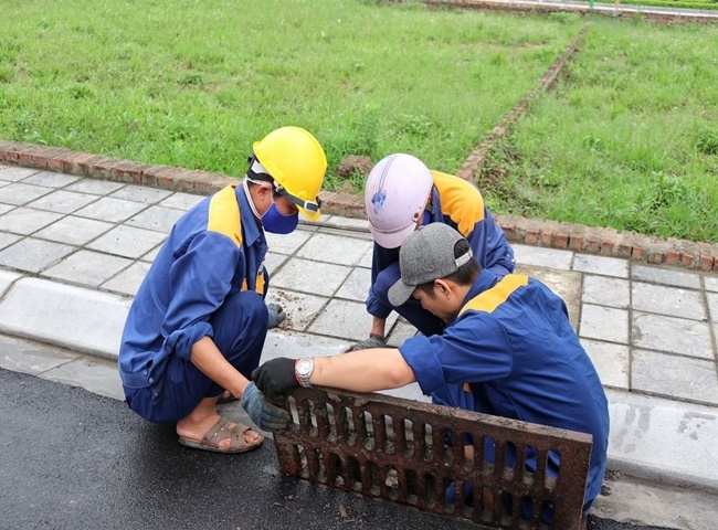 Nạo vét hố ga huyện Củ Chi
