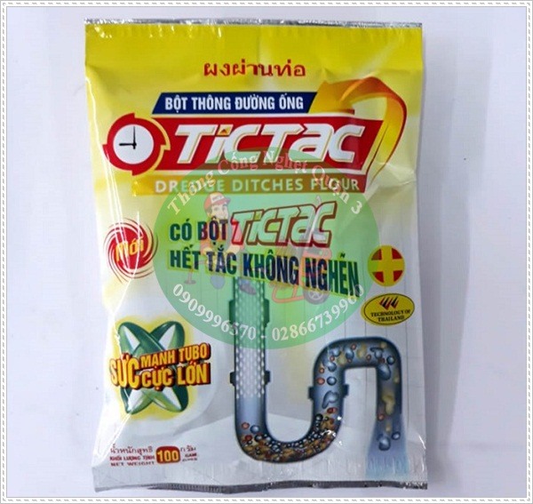 D&ugrave;ng bột th&ocirc;ng cống để th&ocirc;ng tắc toilet